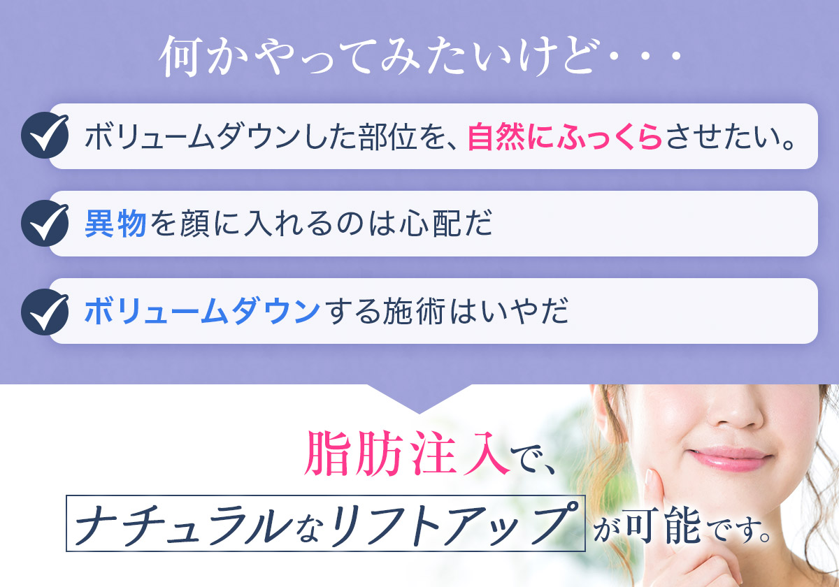 脂肪注入で解決