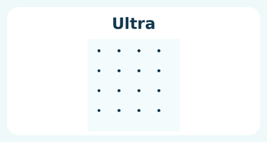 Ultraモードの照射イメージ