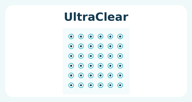 UltraClearモードの照射イメージ